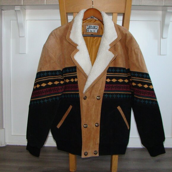 Men's Leather Suede Jacket Tuskany - Picture 1 of 10